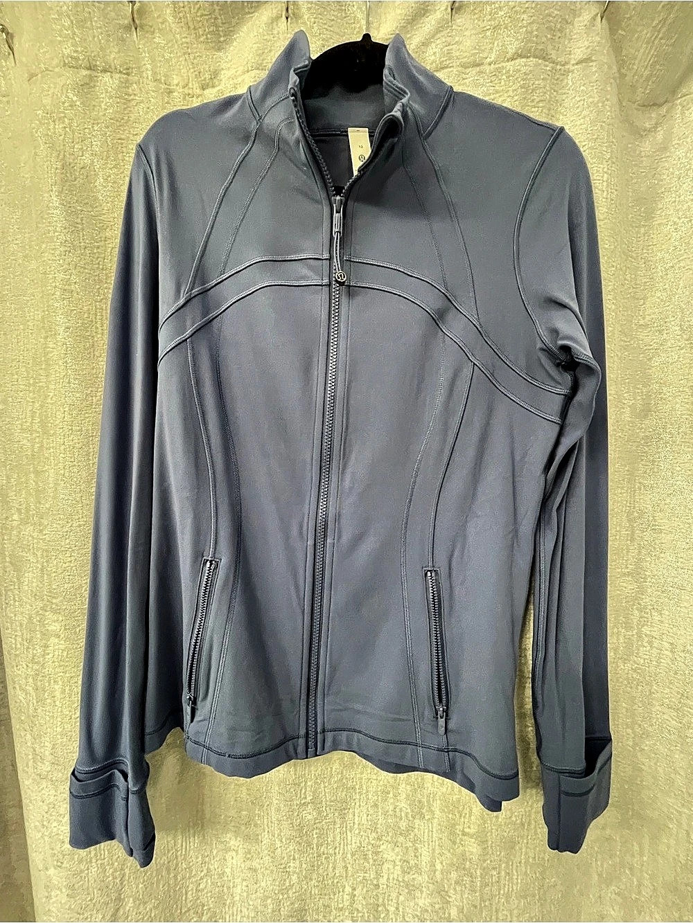 lululemon Define Jacket *Luon Women's Full-Zip Blue Size 12